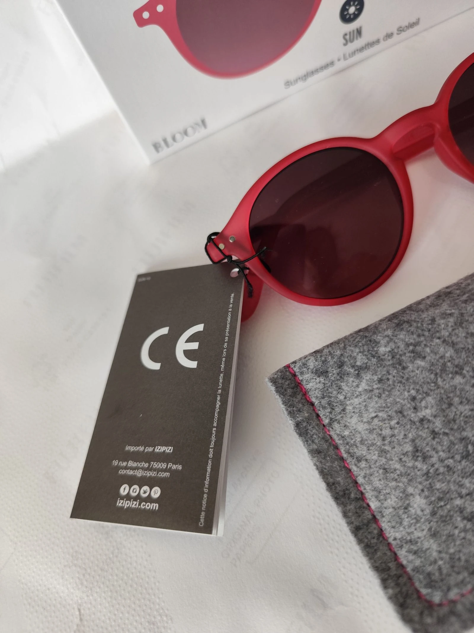 Óculos de sol izipizi Paris sun sunglasses novos para mulher – photo 3